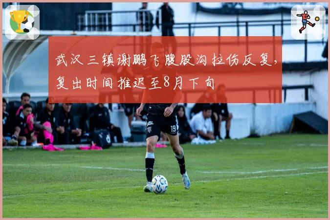 武汉三镇谢鹏飞腹股沟拉伤反复，复出时间推迟至8月下旬