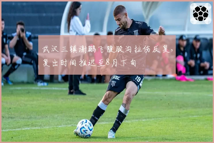 武汉三镇谢鹏飞腹股沟拉伤反复，复出时间推迟至8月下旬